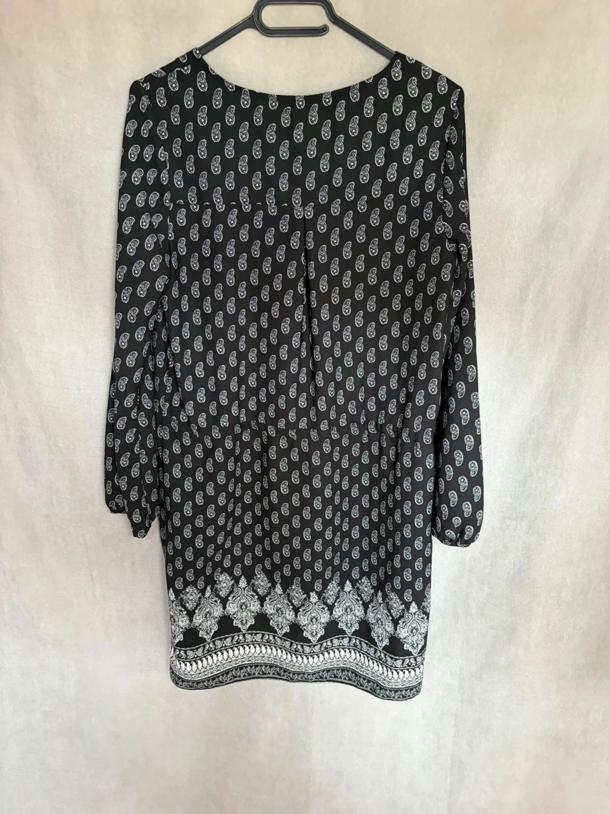 Vestido preto e branco tex tamanho 36 – photo 3